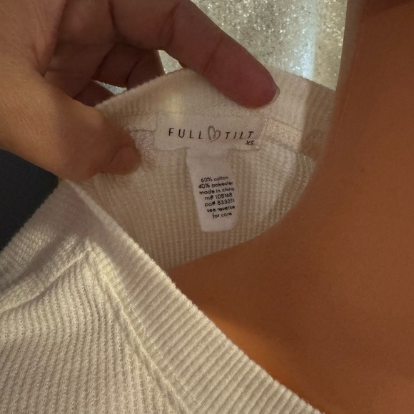 Full Tilt Ivory Knit Top - Picture 3 of 3